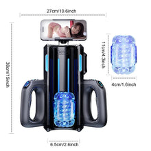 Load image into Gallery viewer, Leten Cannon King Pro Thrusting High-speed Motor Masturbator Cup with Phone Holder