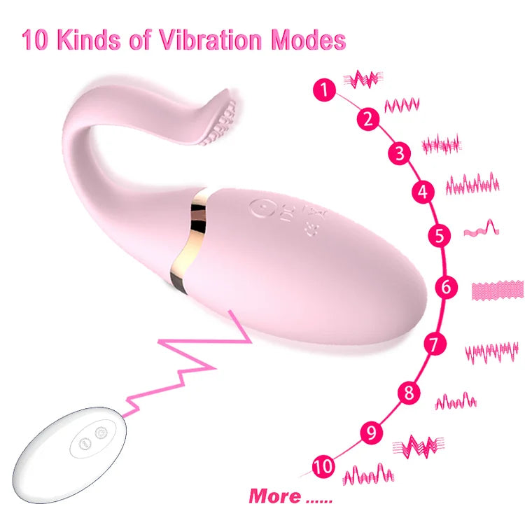 Wireless Remote Control Vibrating Egg Bullet Vibrator G Spot Clitoris Stimulator