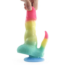 Load image into Gallery viewer, Double Sizes Dildo Colorful Penis For Couple Masturbation Adult Sex Toy