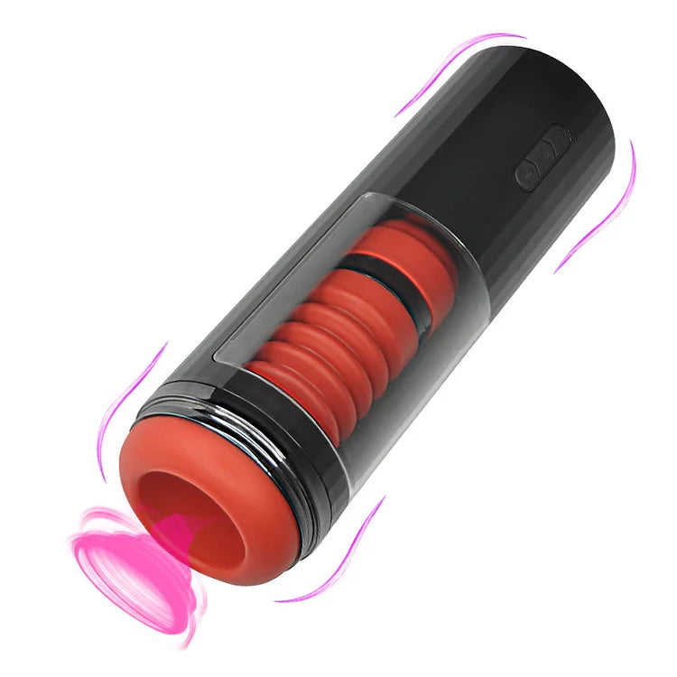 Fully Automatic 7 Telescopic Vibration Intelligent Male Masturbator Cup