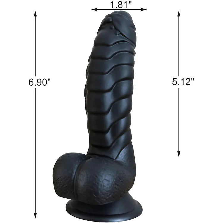 Liquid Scale Simulation Silicone Penis Female Massager