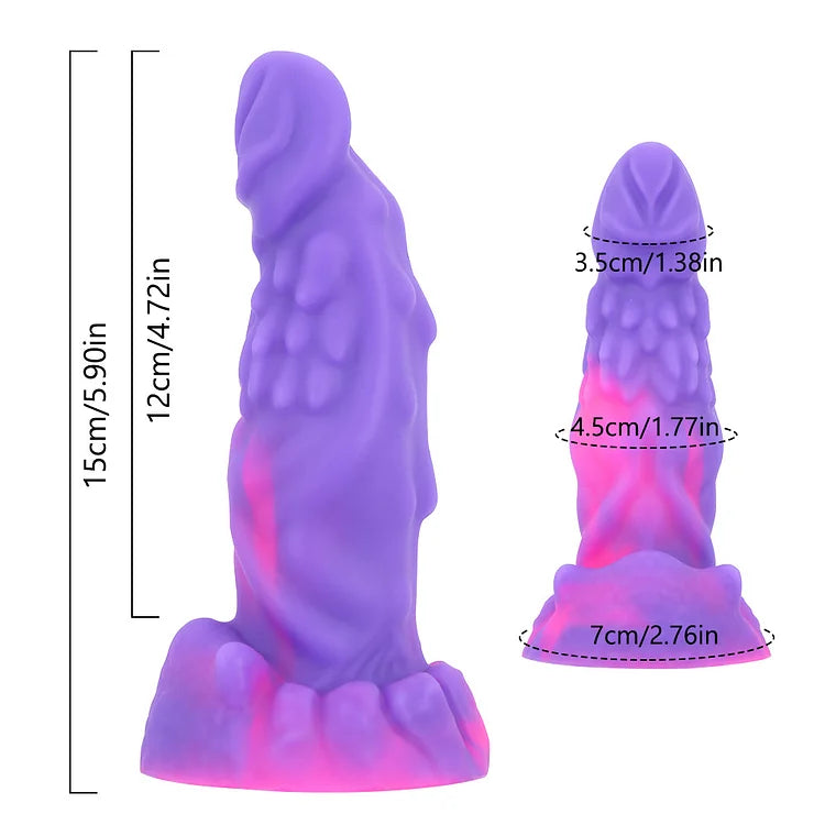 Dragon Animal Shape Mixed With Color Liquid Silicone Male And Female Couples Sm Lesbian Adult Sex Products