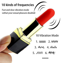 Load image into Gallery viewer, Mini Small Av Stick Magnetic Suction Rechargeable Lipstick Egg Skipping Vibration Women&#39;s Sex Toy Jumping Masturbator Adult Sex Toy