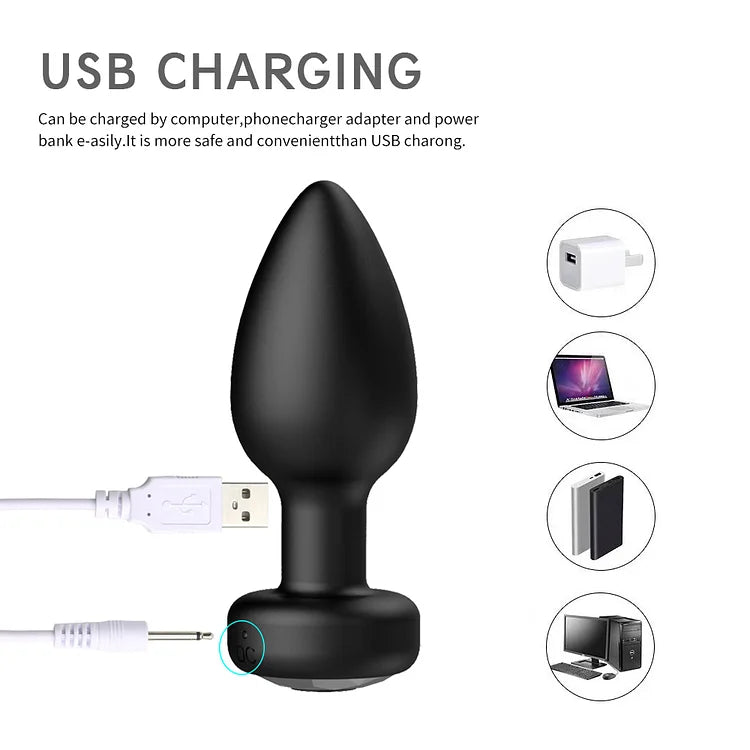 Wireless Remote Control Men's And Women's Common Anal Plug Set Prostate Orgasm Massager Adult Sex Toy