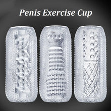 Load image into Gallery viewer, Male Masturbator Egg Transparent Penis Exercise Sex Supplies