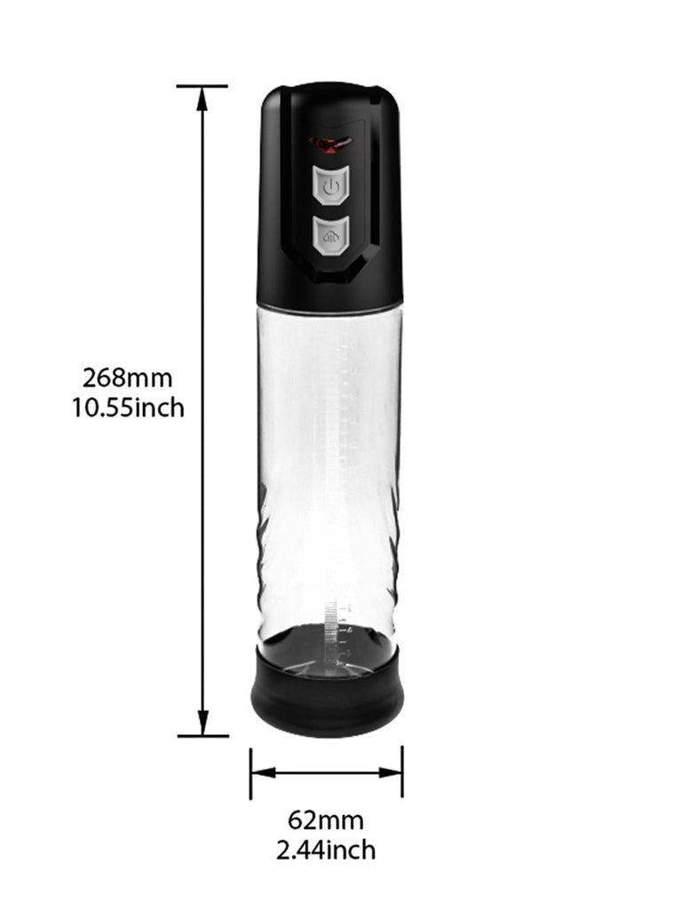 AAA Battery Adjustable Electric Penis Vacuum Pump with Scale