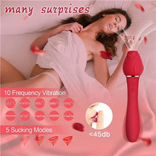 Load image into Gallery viewer, Rose Sex Toy Vibrator Clitoris Nipple Clit Sucker