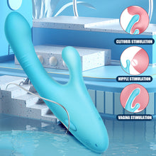 Load image into Gallery viewer, Shark Vibrator Nipple Clitoris Stimulator Vagina Massager G-spot Rabbit Vibrator