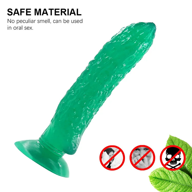 Jelly Penis Realistic Cucumber Banana Corn Dildo Sex Toys With Suction Cup