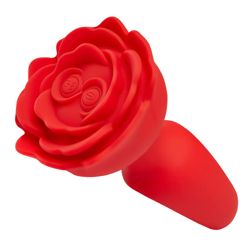 Rose 10 Flapping & Vibrating Anal Vibrator with Rugosa Base