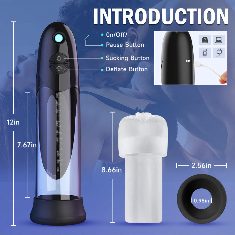 WaterSamurai - Vacuum Suction with Super Waterproof Penis Pump