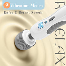 Load image into Gallery viewer, Portable Magic Wand Lightweight with 8 Vibration 9 Speeds Bendable Massager