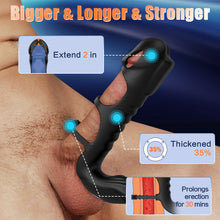 Load image into Gallery viewer, Lucifer - Dual Motor 7 Vibrating Penis Sleeve and Vibrator 2-in-1 Adult Toy