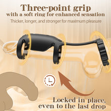 Load image into Gallery viewer, Triple Ring 10 Vibration Couples Use Silicone Material Vibrating Cock Ring