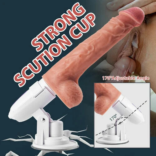 Coc Automatic Telescopic Gun Machine With Base Simulating Penis Female Sex Toy False Penis Sex Toy