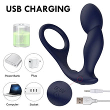 Load image into Gallery viewer, Wholesale Of Adult Products For Sperm-locking Prostate Massager, Charging Remote Control Anal Plug, Silica Gel, Vestibular Masturbation Vibrator