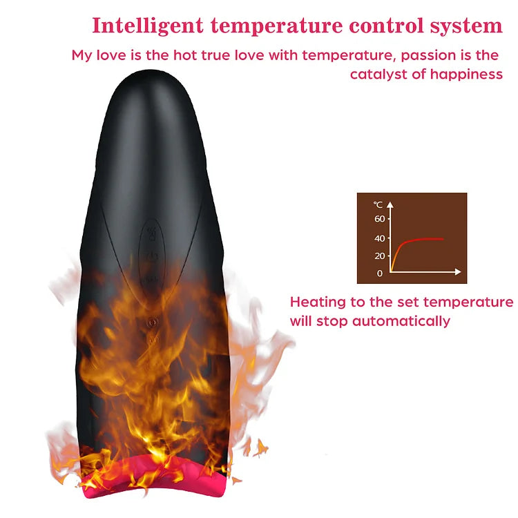 Heated Oral Sex Aircraft Cup Penis Exerciser Allows Men's Masturbation