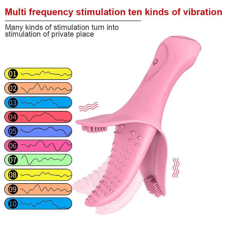 Silicone Tongue Vibrator