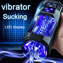 Load image into Gallery viewer, Lcd Display Sucking Vibrating Masturbation Cup