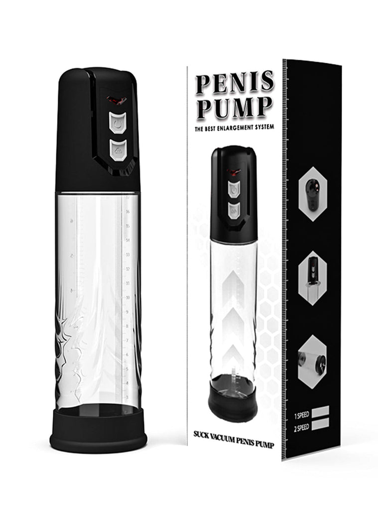 AAA Battery Adjustable Electric Penis Vacuum Pump with Scale