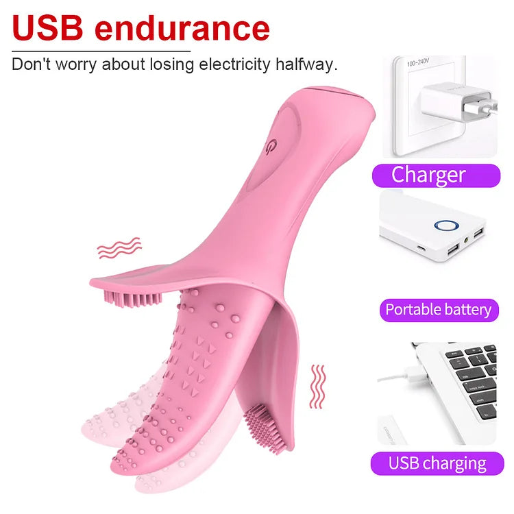 Silicone Tongue Vibrator