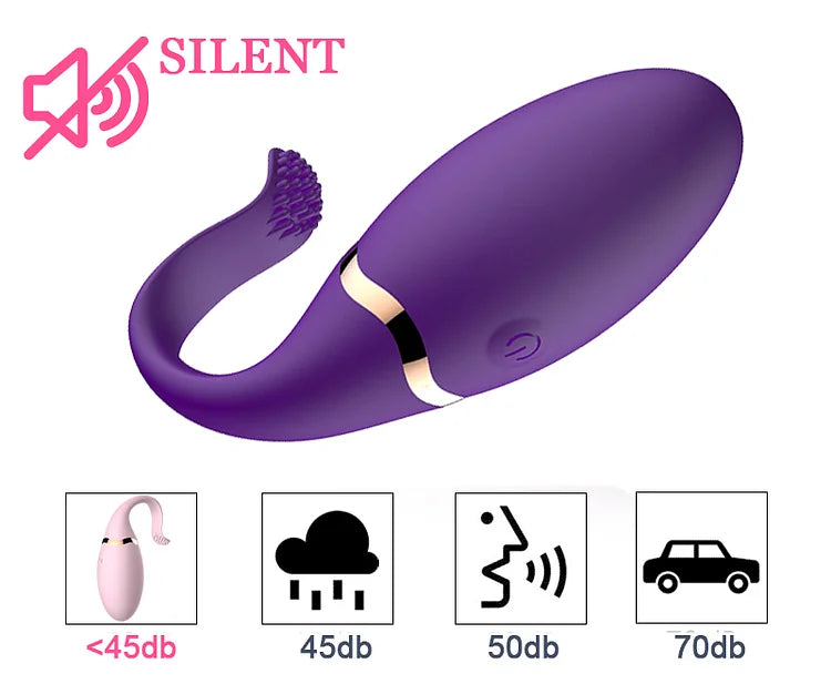 Wireless Remote Control Vibrating Egg Bullet Vibrator G Spot Clitoris Stimulator