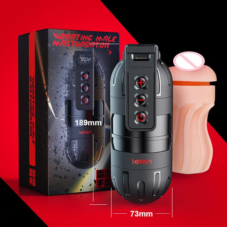 Leten Grenade App Remote Control Vibration Masturbation Cup