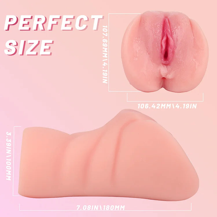 2 In 1 Realistic Vagina Mens Stroker With Lips Vagina And Tight Anus Sex