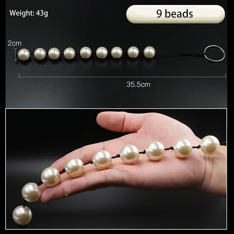 6 Sizes Pearl Pull Bead Anal Plug