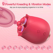 Load image into Gallery viewer, S475 Three Pistils Tongue Kneading And Vibrating Rose Toy