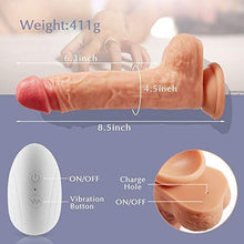 Load image into Gallery viewer, 8 Mode Vibrating Dildo with Thrusting &amp; Heating Functions Remote Control Sex Toys