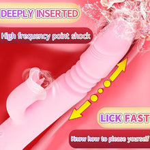 Load image into Gallery viewer, G Spot Rabbit Vibrator With Clit Licker