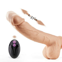 Load image into Gallery viewer, Rotary Telescopic Thrust Dildo Rocking Toy Vibration Stimulation Clitoris Anus Uterine Cavity Lifelike Strong Sucker