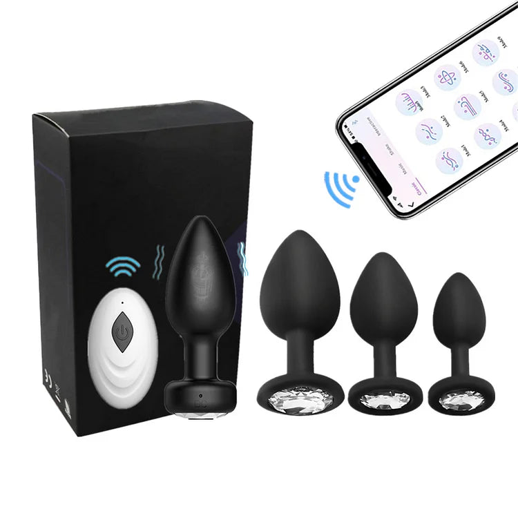 App Remote Control 10 Frequency Vibrating Anal Plug