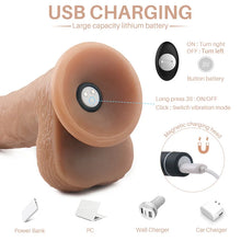 Load image into Gallery viewer, Vibration Suction Disk Simulated Pendule Women&#39;s Self-masturbating Appliance Big Chicken Bar Fun Sex Toy Fake Penis