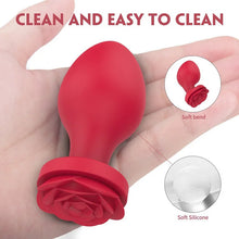 Load image into Gallery viewer, Silicone Rose Butt Plug Set For Men And Women