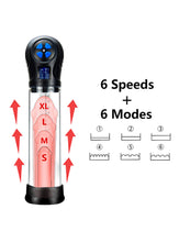 Load image into Gallery viewer, Automatic Penis Pump 6 Modes Adjustable LED Display