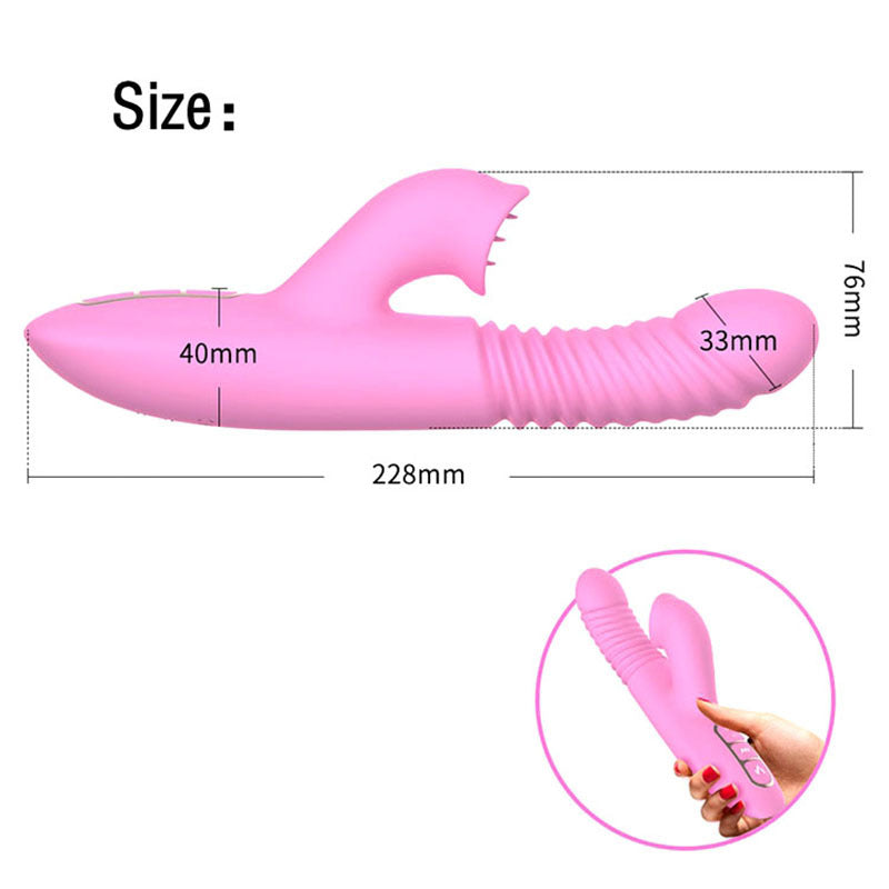 Honey Tongue - Fully Automatic Telescopic Tongue Licking Vibrator