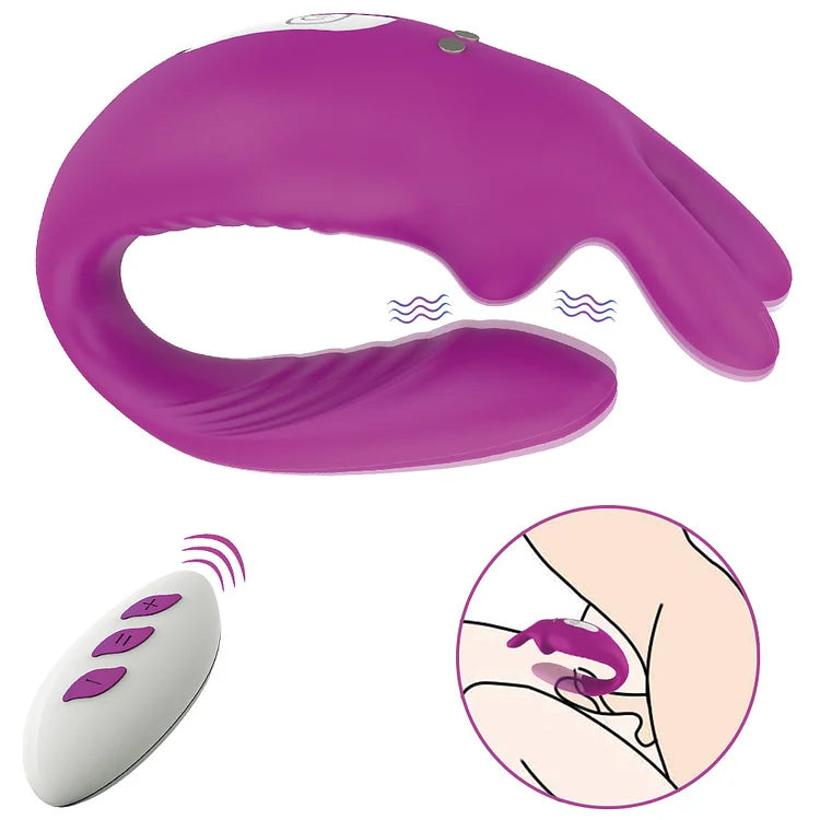 Clitoral G-Spot Rabbit Vibrator - Couple