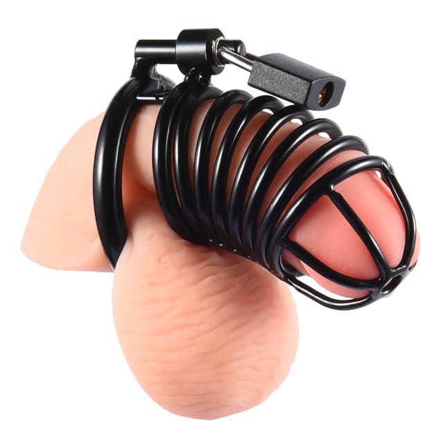 Metal Chasity Cage: Male Cock Chastity Cage