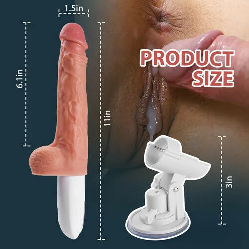 Coc Automatic Telescopic Gun Machine With Base Simulating Penis Female Sex Toy False Penis Sex Toy