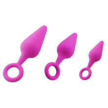 Load image into Gallery viewer, Pull Ring Backcourt Pull Bead Anal Plug Silicone Anal Plug Male And Female Anal Plug Adult Sex Toys