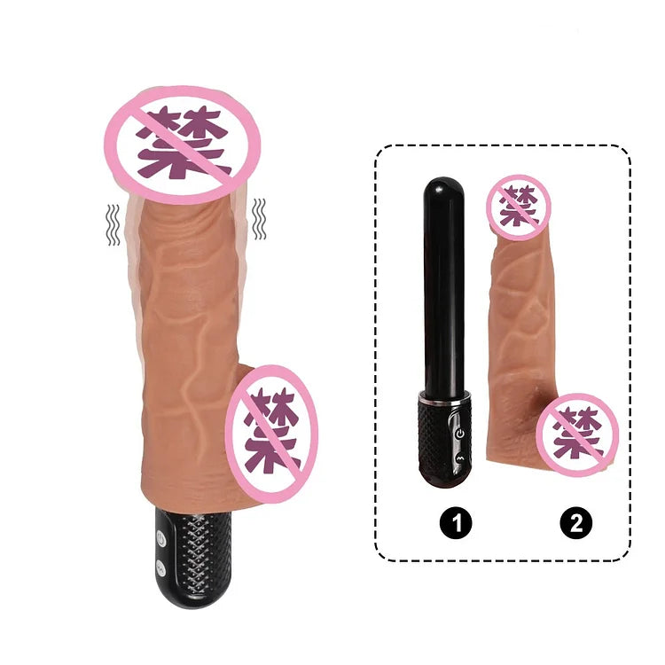 Hand Held Vibration Simulation Masculine Women's Swing Masturbation Sucker Massage Stick Adult Sexual Products