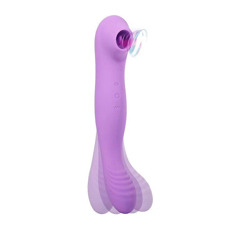 Bending Sucking Stick, Vibrating And Sucking Dual-purpose Vibrating Stick, Female Clitoral Stimulation, Orgasmic Masturbation Device