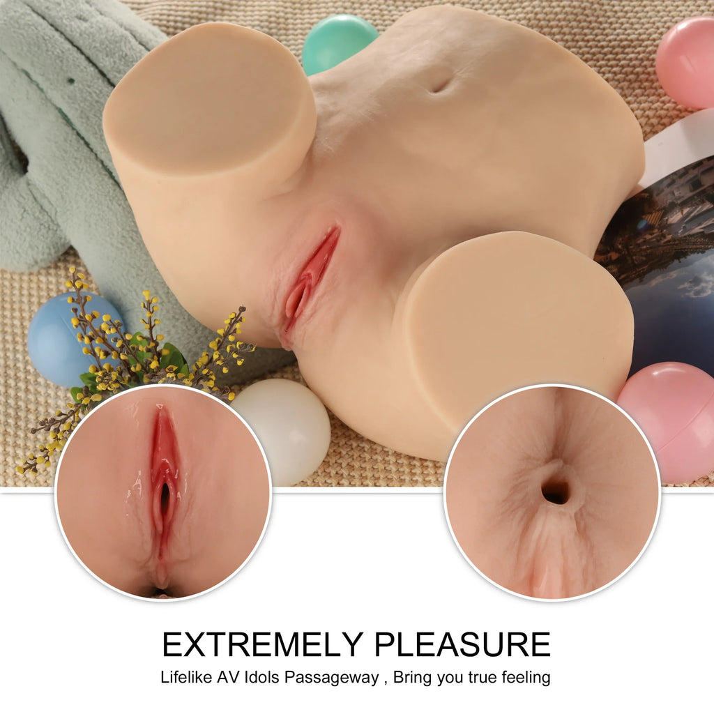 Fay - 17.9LB Lifelike Male Masturbator Pocket Pussy with 3D Realistic Virgin Pussy Ass
