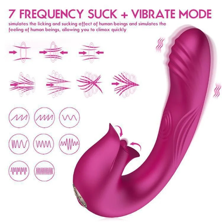 Devil Flower Sex Toys Sucking Dildo Vibrator For Women