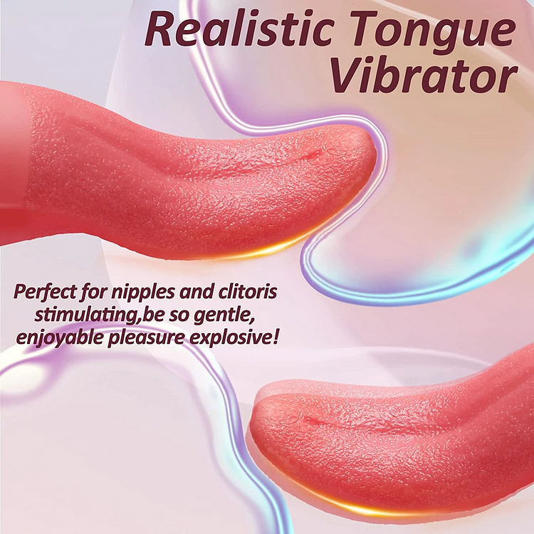 Tongue Licking Device Silicone Female Second Tide Masturbation Vibrator Adult Toy