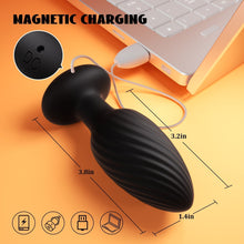 Load image into Gallery viewer, 2 in 1 Butt Plug with 7 Rotating and Vibrating Modes Anal Vibrator