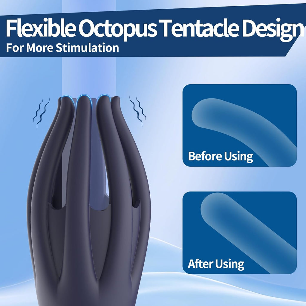 3-in-1 Testicle Male Vibrator for Masturbation Prolong Endurance and Massage