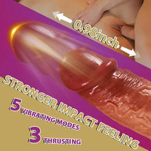 Load image into Gallery viewer, SINGER 3-in-1 Realistic Non-sticky Blush Dildo 9 INCH